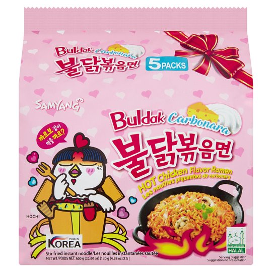 SAMYANG RAMEN BULDAK CARBONARA PINK 5 X 130GM